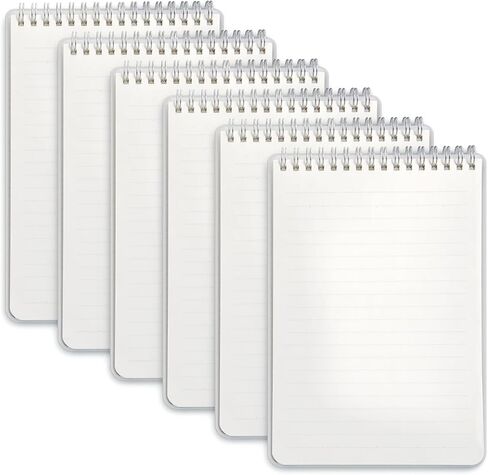 M&G 5 Pack Spiral Notebooks for Note Taking, B5 Size White Lined Paper Spiral Notebook Journal for School Students School University College Office 18.5x25.8CM 80 Sheet 160 Page/Pad (B5 Line) in Saudi Arabia