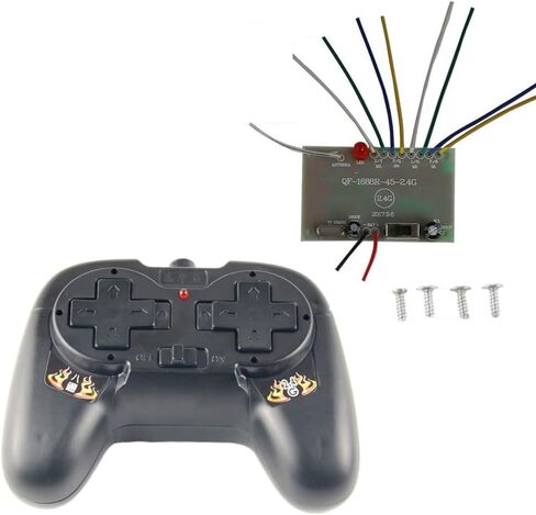 Delinx 4 8 Channels 2.4GHz Long Range RC Transmitter and Receiver Remote Control Motor Controller kit for DIY Kids Toys Projects (8 Channels) in Saudi Arabia