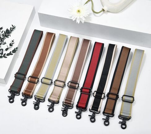 Purse Strap Adjustable Replacement Crossbody 1.5" Wide Shoulder Straps Silver Hardware Bag Strap Guitar Strap for Canvas Purses Messenger Handbags… in Saudi Arabia