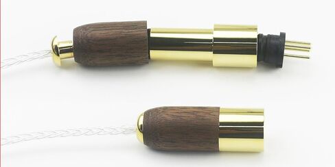 NewFantasia 4-pin XLR Balanced Male to 4.4mm Balanced Female Headphone Audio Adapter Cable 7N 8 Cores OCC Copper Single Crystal Silver Plated Wire Walnut Wood Shell in Saudi Arabia