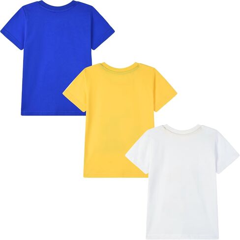 تي شيرت HILEELANG للأطفال الصغار بأكمام قصيرة تي شيرت صيفي قطني كاجوال برقبة مستديرة ورسومات جرافيك in Kuwait