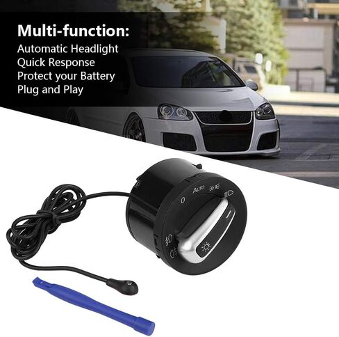 KIMISS Auto Headlight Lamp Control Switch Light Sensor Module for Golf MK5 MK6 Tiguan Touran Passat auto Headlight Switch for in Saudi Arabia