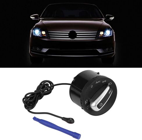 KIMISS Auto Headlight Lamp Control Switch Light Sensor Module for Golf MK5 MK6 Tiguan Touran Passat auto Headlight Switch for in Saudi Arabia