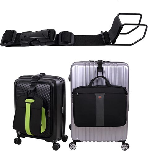 حزام خطاف الأمتعة Vigorport، خطاف J لإضافة حقيبة الأمتعة وأشرطة موصل الأمتعة لتوصيل أمتعتك الثلاثة معًا in Kuwait