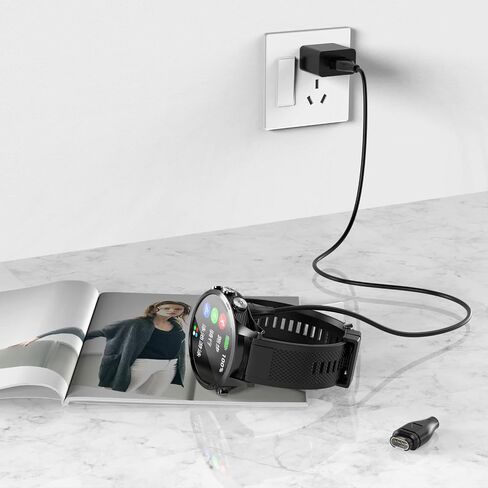 شاحن Amzpas لـ Garmin Venu/Venu Sq/Venu Sq Music/Venu 2/Venu 2S/Vívoactive 3/3 Music/4/4S، كابل شحن USB ناعم، كابل شاحن متين لـ Garmin Fenix ​​5/5S/5X/5X Plus/5S بلس/6/6S/6X/7/7S/7X in Saudi Arabia