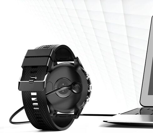 شاحن Amzpas لـ Garmin Venu/Venu Sq/Venu Sq Music/Venu 2/Venu 2S/Vívoactive 3/3 Music/4/4S، كابل شحن USB ناعم، كابل شاحن متين لـ Garmin Fenix ​​5/5S/5X/5X Plus/5S بلس/6/6S/6X/7/7S/7X in Saudi Arabia