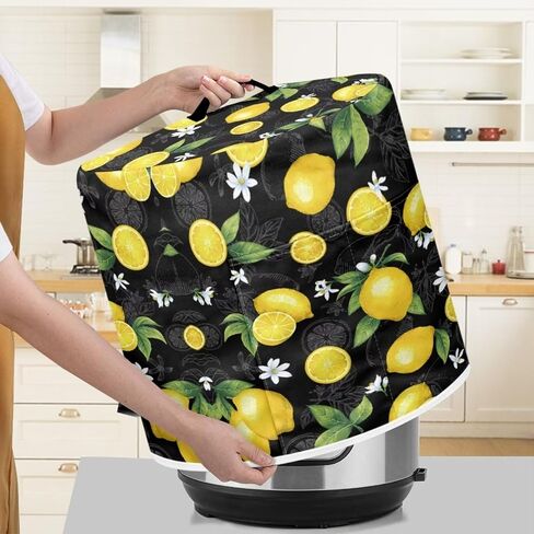 DISNIMO Van Gogh Starry Night Air Fryer Cover Dust Cover Dust Protection Insulated Kitchen Appliance Cover with Top Handle and Storage Pockets for Women Gift in Saudi Arabia