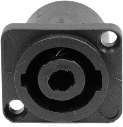 Seismic Audio - SAPT240-5Pack - 5 Pack of 4 Pole Speakon Panel Mount Connectors - Black - Fits Series D Pattern Holes Pro Audio in Saudi Arabia
