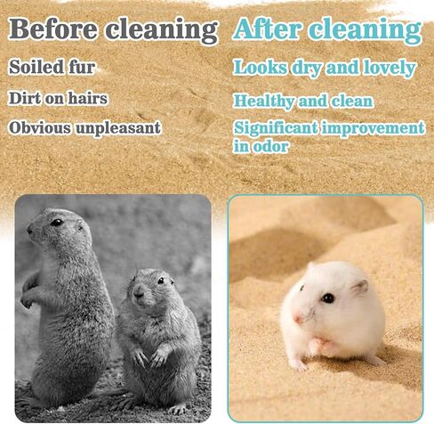 Sukh Hamster Desert Sand 47OZ - Fine Sand Bath for Reptile Hermit Crab Dwarf Hamster Chinchilla Gerbil Turtle as Zoo Med Repti Sand Substrate Hamster Bedding Cleaning Supplies Odor Control Hides Dig in Saudi Arabia