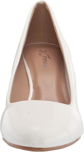 Olivia K Women's Adorable Low Wedge Heel Shoe - Easy Low Pumps - Basic Slip On, Comfort in Kuwait