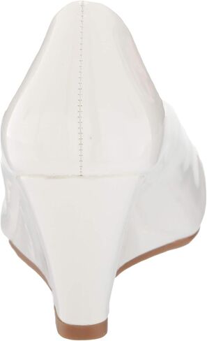 Olivia K Women's Adorable Low Wedge Heel Shoe - Easy Low Pumps - Basic Slip On, Comfort in Kuwait