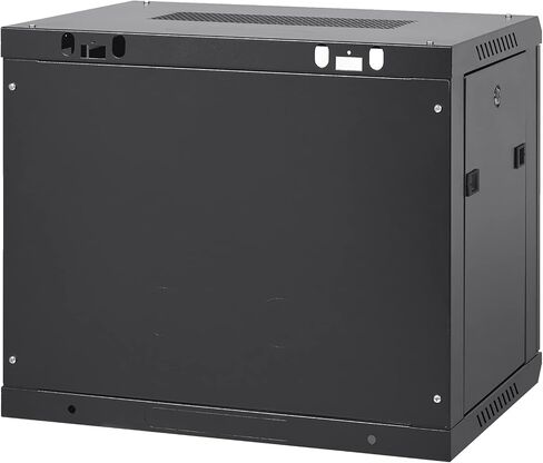 VEVOR 6U Wall Mount Network Server Cabinet, 15.5'' Deep, Server Rack Cabinet Enclosure, 200 lbs Max. Ground-Mounted Load Capacity, with Locking Glass Door Side Panels, for IT Equipment, A/V Devices in Saudi Arabia