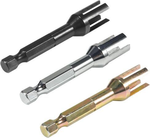 RC tool kit Quick Assembly Tool Ball Joint Wrench with 1/4'' Hex Shank Fit 5347 Rod Ends for 1/10 RC Crawler Links Building TRX4 SCX10 TF2 VS4-10 RC tool set (Rod Ends Assembly Tool Black) (Black) in Saudi Arabia