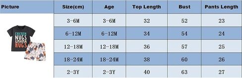 ZJLJAYCHOU Toddler Baby Boy Farm Clothes Short Sleeve Chicken Nugs&Mama Hugs Tshirt Chick Print Shorts Set 2pc Summer Clothes in Saudi Arabia