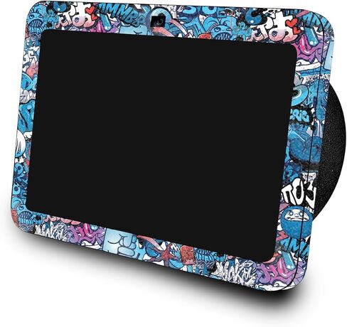 جلد لامع لامع متوافق مع Amazon Echo Show 8 (الجيل الثالث، 2023) - أزرق ميني - غطاء لاصق واقٍ من الفينيل 3M ممتاز - سهل الاستخدام | صُنع في الولايات المتحدة الأمريكية بواسطة MightySkins in Kuwait