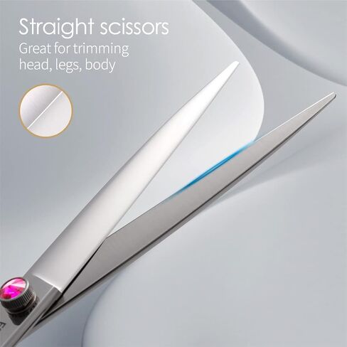 Chunkers Dog Grooming Scissors 7.0 in Professional Thinning Shears for Dogs Pet Grooming Scissors Chunkers Shears Dog Grooming Japan 440C 70% Thinning Rate 18 Teeth(7.0'',Chunkers) in Kuwait