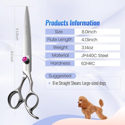 Chunkers Dog Grooming Scissors 7.0 in Professional Thinning Shears for Dogs Pet Grooming Scissors Chunkers Shears Dog Grooming Japan 440C 70% Thinning Rate 18 Teeth(7.0'',Chunkers) in Kuwait