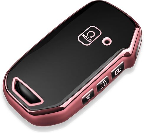 Tukellen for Kia Key Fob Cover,Special Soft TPU Key Case Cover Protector Compatible with Cerato Ceed Forte NIRO Sorento Seltos Sportage Soul Telluride Remote/Smart Key,Key Shell-Pink in Saudi Arabia