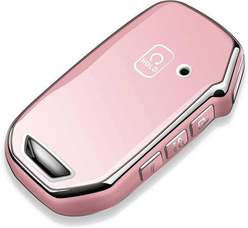 Tukellen for Kia Key Fob Cover,Special Soft TPU Key Case Cover Protector Compatible with Cerato Ceed Forte NIRO Sorento Seltos Sportage Soul Telluride Remote/Smart Key,Key Shell-Pink in Saudi Arabia