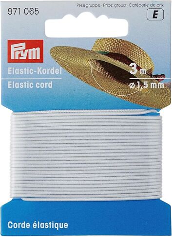 Prym 1.5mm, White, Cord Elastic, Blanc, 3 m in Saudi Arabia
