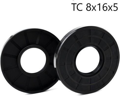 XIKE 2PCS Oil Seal, Lip Seals TC 7mm x 16mm x 8mm Nitrile Rubber Cover Double Lip with Spring,Oil Shaft Seal Fit for Bearing Shaft in Saudi Arabia