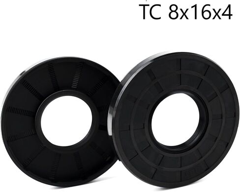 XIKE 2PCS Oil Seal, Lip Seals TC 7mm x 16mm x 8mm Nitrile Rubber Cover Double Lip with Spring,Oil Shaft Seal Fit for Bearing Shaft in Saudi Arabia