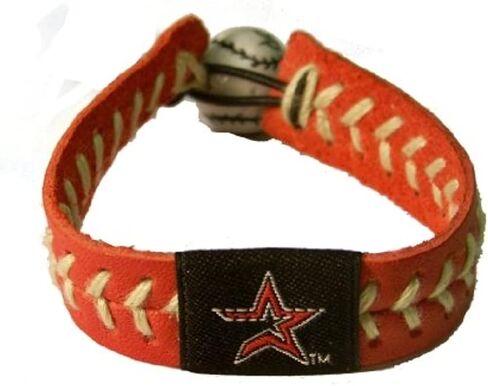 MLB هيوستن أستروس سوار بيسبول من الجلد الأحمر/الخيط الرملي in Kuwait