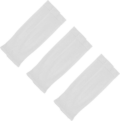 EZVING Arm Sleeves for Children, UV Cooling Warmer Protective Running Golf Driving Arm Cover UV Protective UPF 50 Kids Sports Fishing, Hiking Basketball Football Tattoo Sleeve (White 3 Pairs) in Saudi Arabia