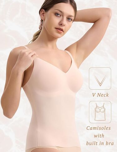 GXOULRRA Women's Camisoles Tank Tops with Built in Bra for Women Spring/Summer Workout Going Out Tankini Tops for Women in Kuwait