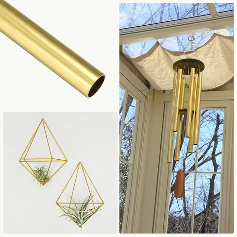 METALLIXITY Brass Tube (11mm OD x 0.5mm Wall T x 300mm L), Straight Tubing - for Home Furnishing, Machinery, DIY Handicraft in Saudi Arabia