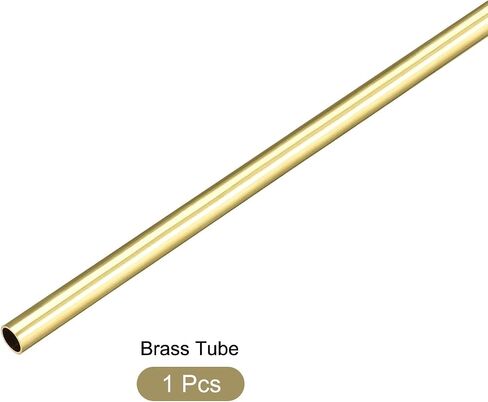 METALLIXITY Brass Tube (11mm OD x 1mm Wall T x 300mm L), Straight Tubing - for Home Furnishing, Machinery, DIY Handicraft in Saudi Arabia