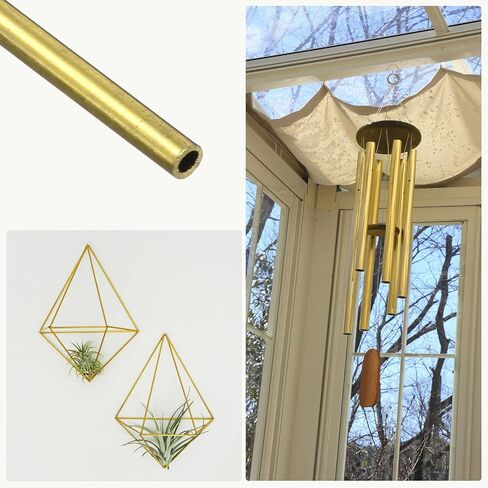 METALLIXITY Brass Tube (1.5mm OD x 0.25mm Wall T x 300mm L) 2Pcs, Straight Tubing - for Home Furnishing, Machinery, DIY Handicraft in Saudi Arabia