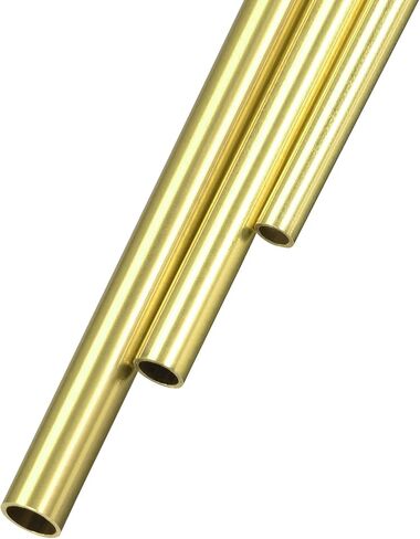 METALLIXITY Brass Tube (4mm 5mm 6mm OD x 0.5mm Wall T x 300mm L) 3Pcs in 1Pack, Straight Tubing - for Home Furnishing, Machinery, DIY Handicraft in Saudi Arabia