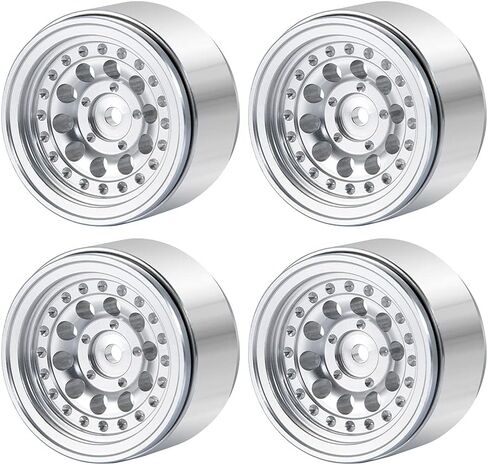 4 قطعة جنوط عجلات Beadlock لـ 1/24 RC محوري SCX24 AXI90081 AXI00001 AXI00002 الزاحف in Kuwait