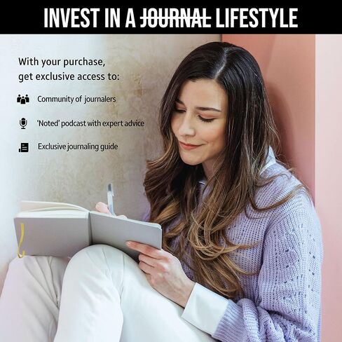 Scribbles That Matter A5 Dotted Journal Notebook + Free Pen! Your Bullet Dotted Journal Vegan Hard Cover 160gsm Dotted Notebook Bleedproof thick paper with 150 Pages for Work (5.75 x 8.5), Charcoal in Saudi Arabia