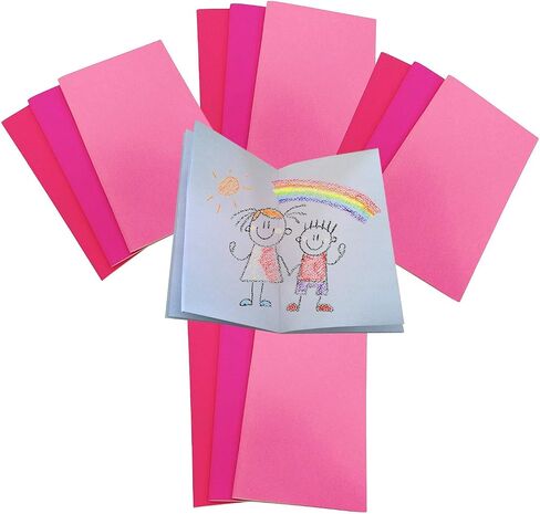 Debra Dale Designs USA-Made Kids' Notebooks: 4-Pack with Blank & Lined Pages, 5.25" x 8.5", Sunset Colors for Bright Ideas, Sturdy Covers, 20 Pages per Journal in Saudi Arabia