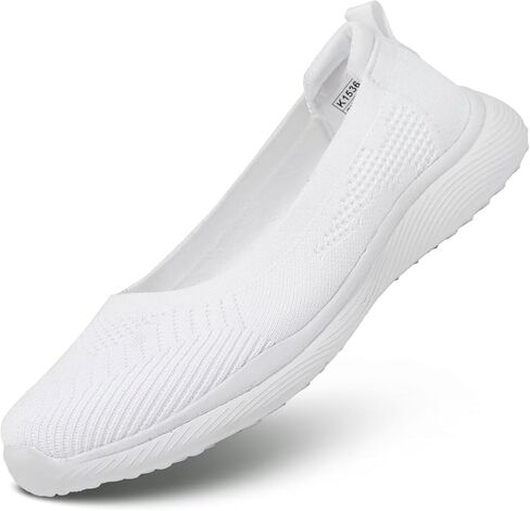 Kundork Ladies Slip on Loafer Shoes Womens Flats Dress Clothes Shoes Ballet Nurse Walking Sneakers Work Casual Comfortable in Saudi Arabia