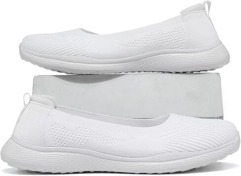 Kundork Ladies Slip on Loafer Shoes Womens Flats Dress Clothes Shoes Ballet Nurse Walking Sneakers Work Casual Comfortable in Saudi Arabia