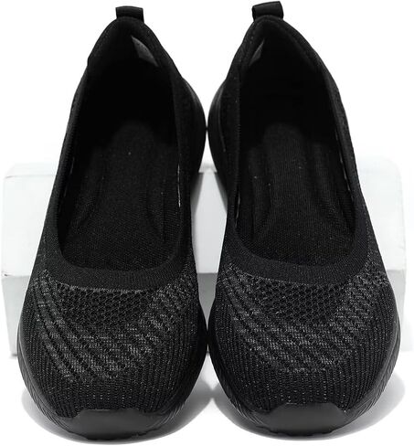 Kundork Ladies Slip on Loafer Shoes Womens Flats Dress Clothes Shoes Ballet Nurse Walking Sneakers Work Casual Comfortable in Saudi Arabia