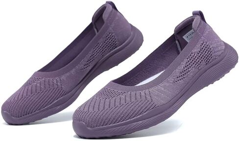 Kundork Ladies Slip on Loafer Shoes Womens Flats Dress Clothes Shoes Ballet Nurse Walking Sneakers Work Casual Comfortable in Kuwait