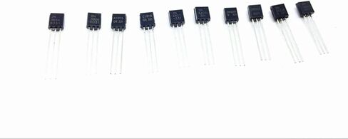 مجموعة ترانزستورات PNP NPN، مجموعة متنوعة من ترانزستور طاقة السيليكون بثلاثة دبابيس، مجموعة متنوعة 2N3904-MPS2907، 10 قيمة، حزمة من 200، Ltvystore in Kuwait