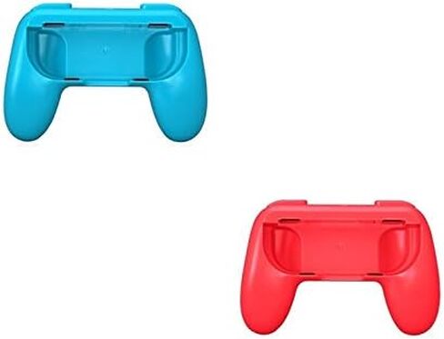 Althemax 2x Joy-Con وحدة تحكم عن بعد، مقبض وقبضة ملحق Joy-Con أسود لألعاب نينتندو سويتش ماريو لسباق السيارات (أحمر وأزرق) in Saudi Arabia