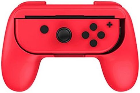 Althemax 2x Joy-Con وحدة تحكم عن بعد، مقبض وقبضة ملحق Joy-Con أسود لألعاب نينتندو سويتش ماريو لسباق السيارات (أحمر وأزرق) in Saudi Arabia