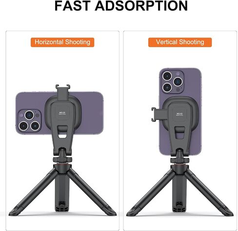 VRIG MG-03 Magnetic Phone Tripod Mount for iPhone and MagSafe Cases in Saudi Arabia