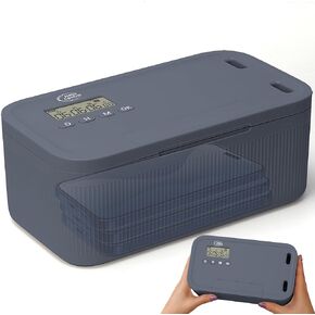 Timed Lock Box - Unplug from Cell Phones, Video Games, Socials, Snacks, Distractions - Simple or Timer Lock Mode - 30 Days Max Timer - Be More Present, Productive & Focused - Habit Control in Kuwait