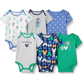 Amazon Essentials Disney | Marvel | Star Wars Unisex Babies' and Toddlers' Snug-Fit Cotton Footed Pajamas, Multipacks in Kuwait