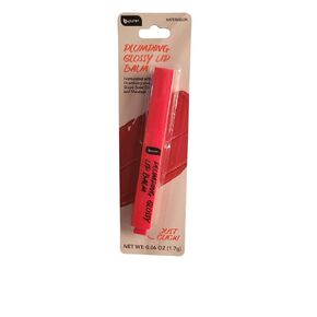 B.pure Plumping Glossy Lip Balm, Formulated with Strawberry and Grape Seed Oil and Maracuja Oil, 0.06 oz (Magenta) in Kuwait