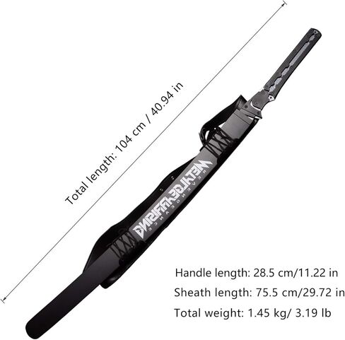 Samuel Rodrigues/Raiden Sword Japanes Game Cosplay Prop Metal Upgraded Version Katana Black not Sharp in Kuwait