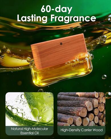 معطر هواء للسيارة الخشبي - مزيل لرائحة السيارة يدوم طويلاً، مجموعة أدوات بدء الروائح المتنوعة، موزع رائحة السيارة للرجال والنساء - عبوة من 3 قطع in Saudi Arabia