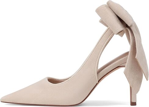 Mattiventon Slingback Heels for Women Pointed Closed Toe Stiletto Heels with Bow Tie Wedding Shoes for Bride Satin Prom Party Dress Pumps in Kuwait